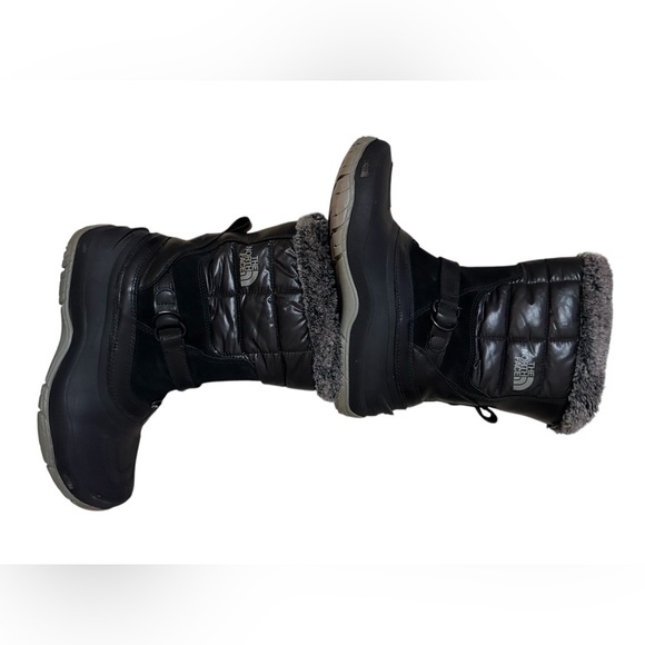 The North Face Women’s Winter Snow Boots Waterproof Black TNF Winter Grip Size 9 - Picture 4 of 10